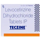 Teczine Tablet 10's, Pack of 10 TABLETS