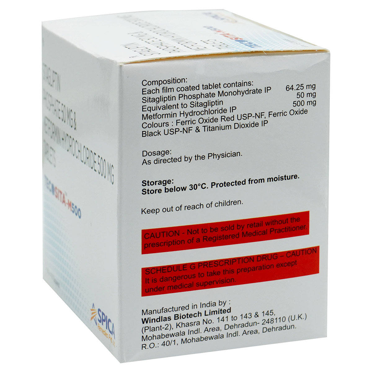 Tecosita-M 500 Tablet 15's, Pack of 15 TabletS Tecosita-M 500 Tablet 15's, Pack of 15 TabletS