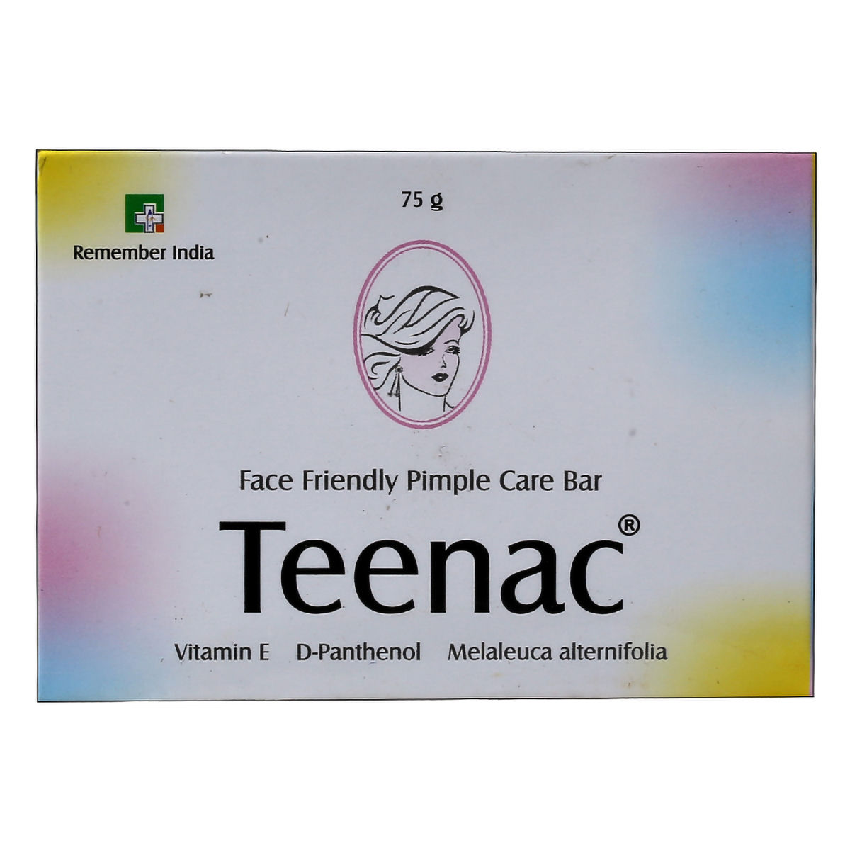 Buy Teenac Pimple Care Bar 75 gm | Vitamin E, D Panthenol & Melaleuca Alternifolia | Controls Excess Oil | Effectively Cleanses Oily Skin Online