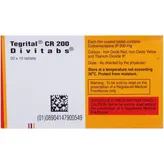 Tegrital CR 200 Divitabs 10's, Pack of 10 TABLETS