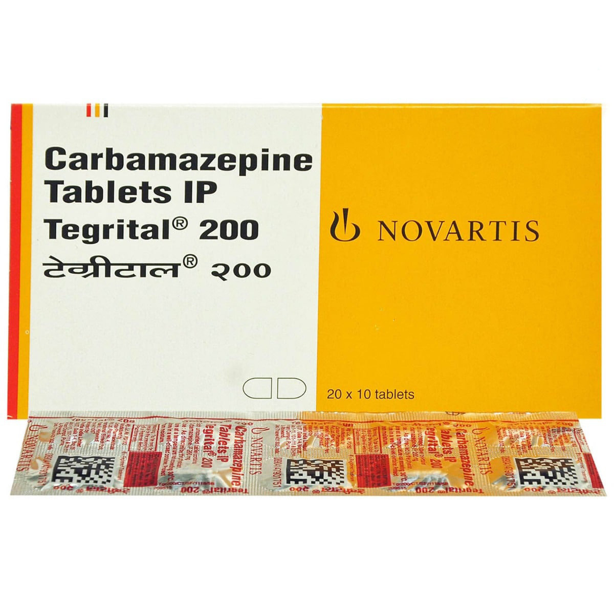 Tegrital 200 Tablet 10's, Pack of 10 TABLETS Tegrital 200 Tablet 10's, Pack of 10 TABLETS