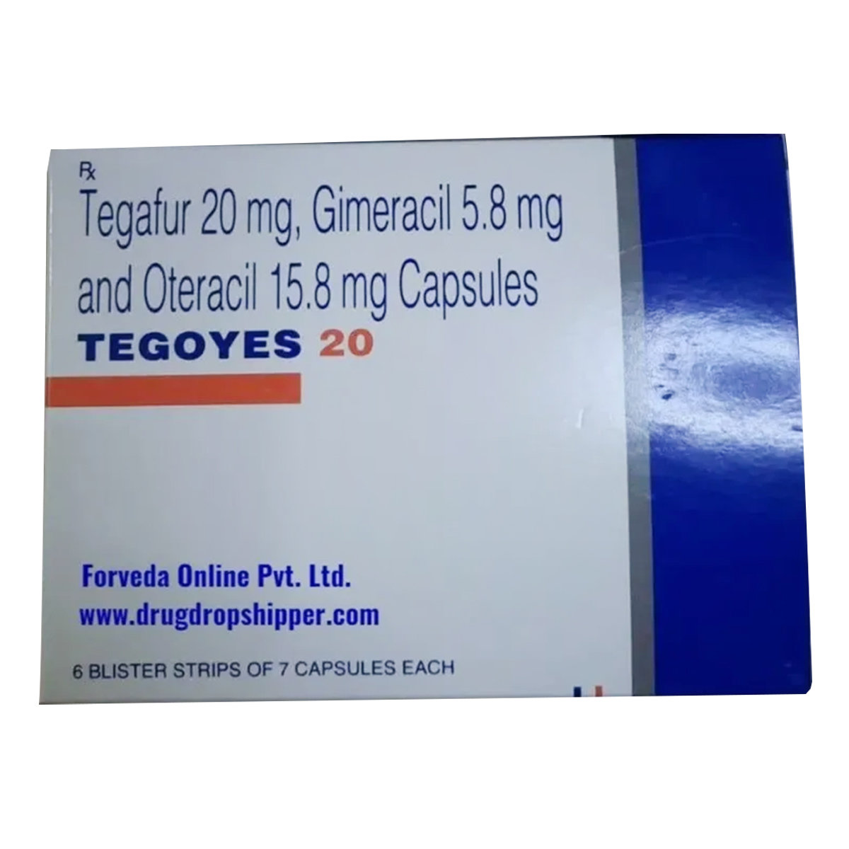 Tegoyes 20 Capsule 7's, Pack of 7 Tegoyes 20 Capsule 7's, Pack of 7