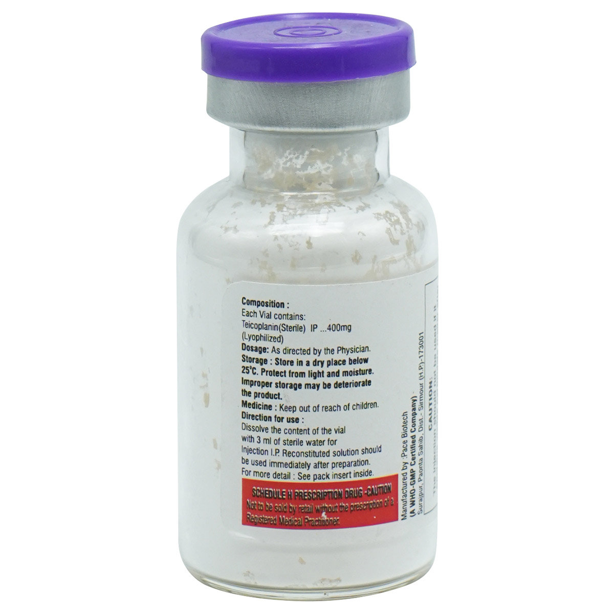 Teicopunch-400 Injection 1's, Pack of 1 Injection Teicopunch-400 Injection 1's, Pack of 1 Injection