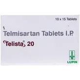 Telista 20 Tablet 15's, Pack of 15 TABLETS