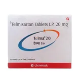 Telma 20 Tablet 30's, Pack of 30 TABLETS