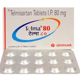 Telma 80 Tablet 15's, Pack of 15 TABLETS