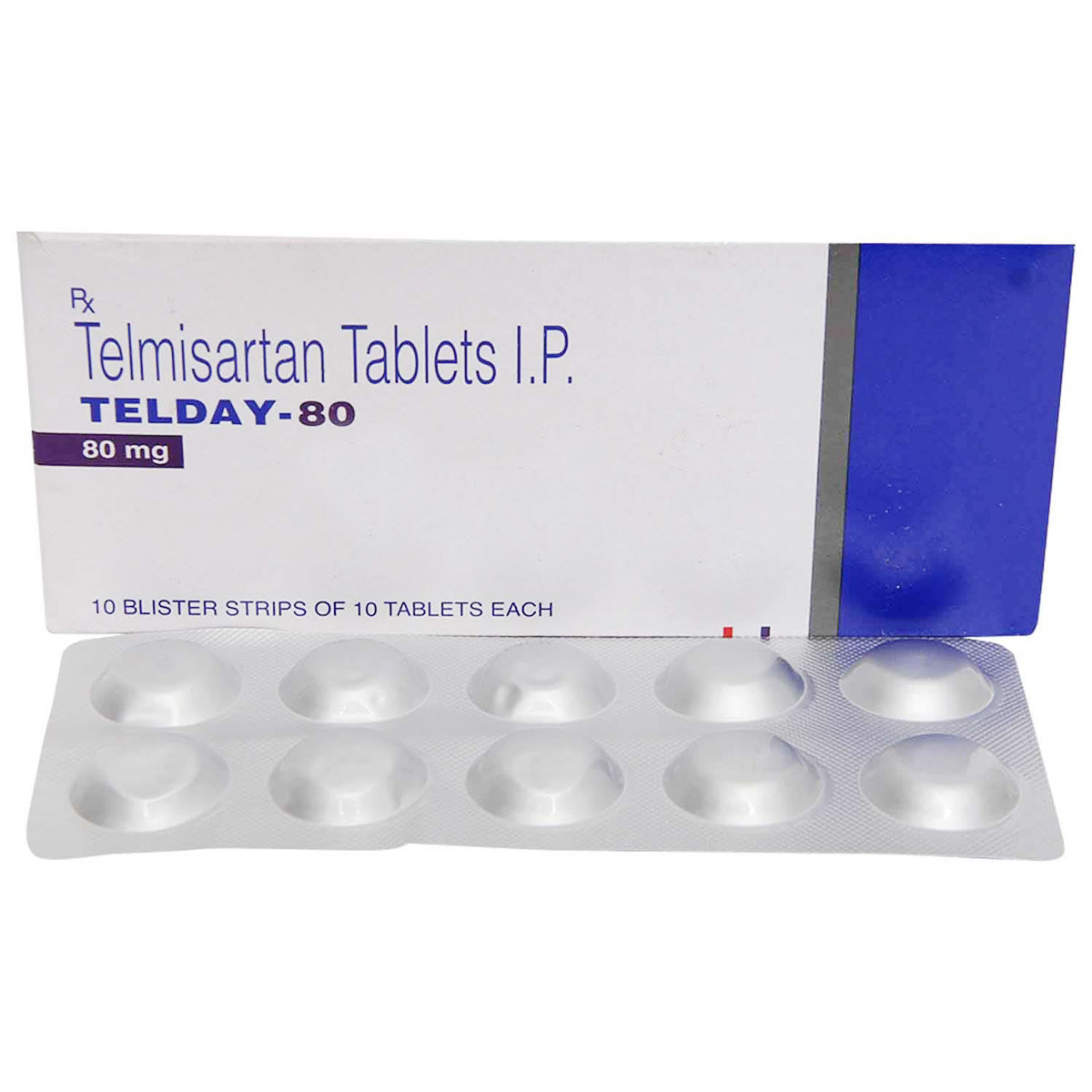 Telday-80 Tablet 10's, Pack of 10 TABLETS Telday-80 Tablet 10's, Pack of 10 TABLETS