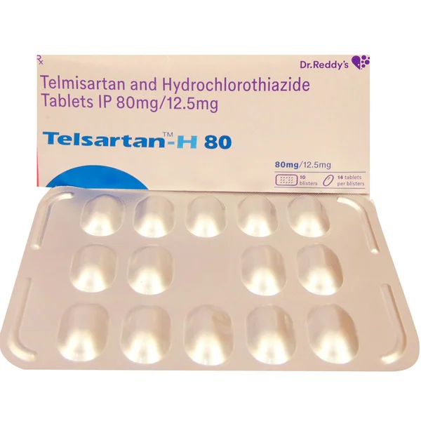 Telsartan-H 80 Tablet 14's, Pack of 14