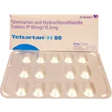 Telsartan-H 80 Tablet 14's, Pack of 14 TABLETS