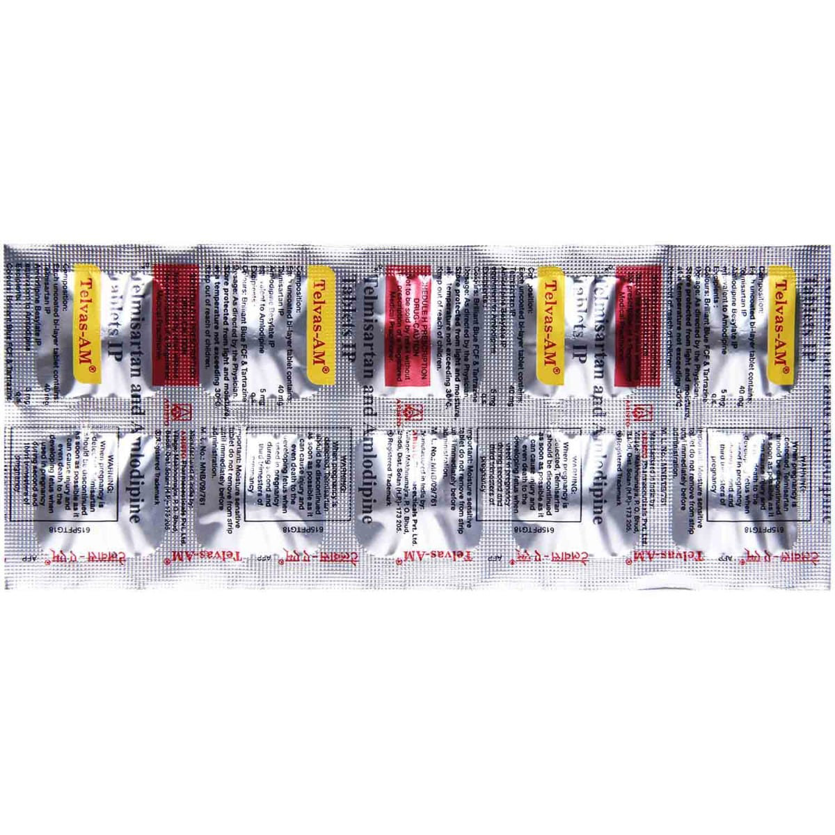 Telvas-AM Tablet 10's, Pack of 10 Telvas-AM Tablet 10's, Pack of 10