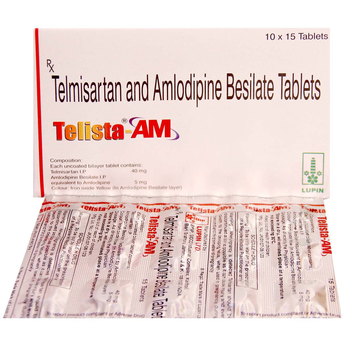Telista-AM Tablet 15's, Pack of 15 Telista-AM Tablet 15's, Pack of 15