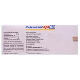 Telsartan AM 80 Tablet 10's, Pack of 10 TABLETS