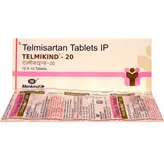 Telmikind-20 Tablet 10's, Pack of 10 TABLETS