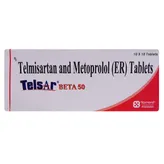 Telsar Beta 50 Tablet 10's, Pack of 10 TABLETS