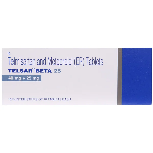 Telsar Beta 25 Tablet 10's