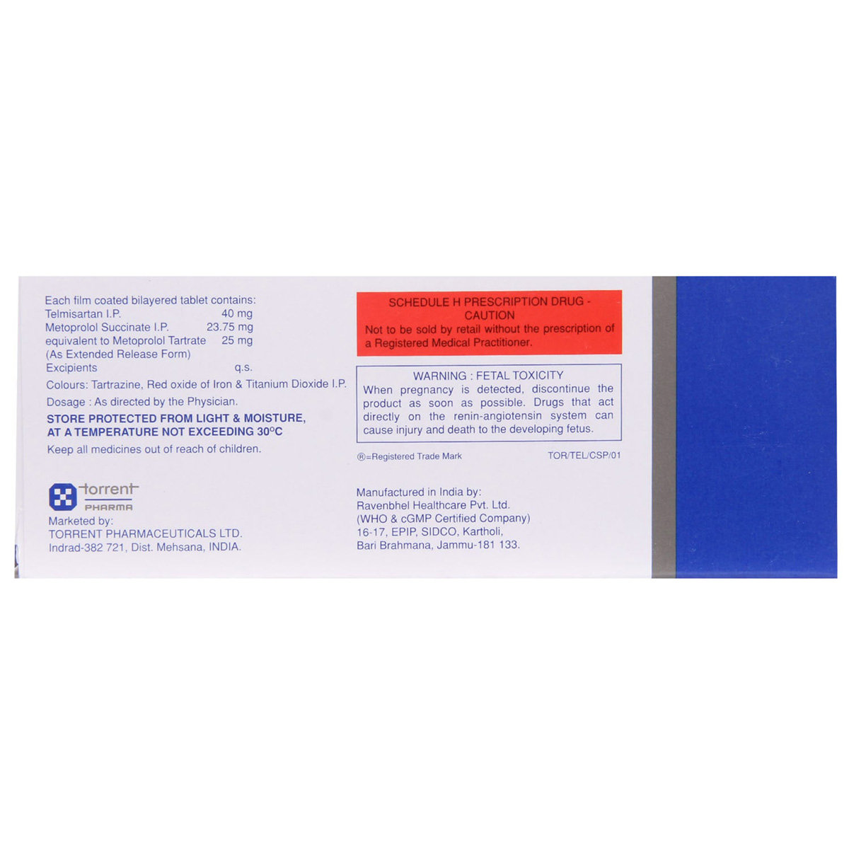 Telsar Beta 25 Tablet 10's, Pack of 10 TABLETS Telsar Beta 25 Tablet 10's, Pack of 10 TABLETS