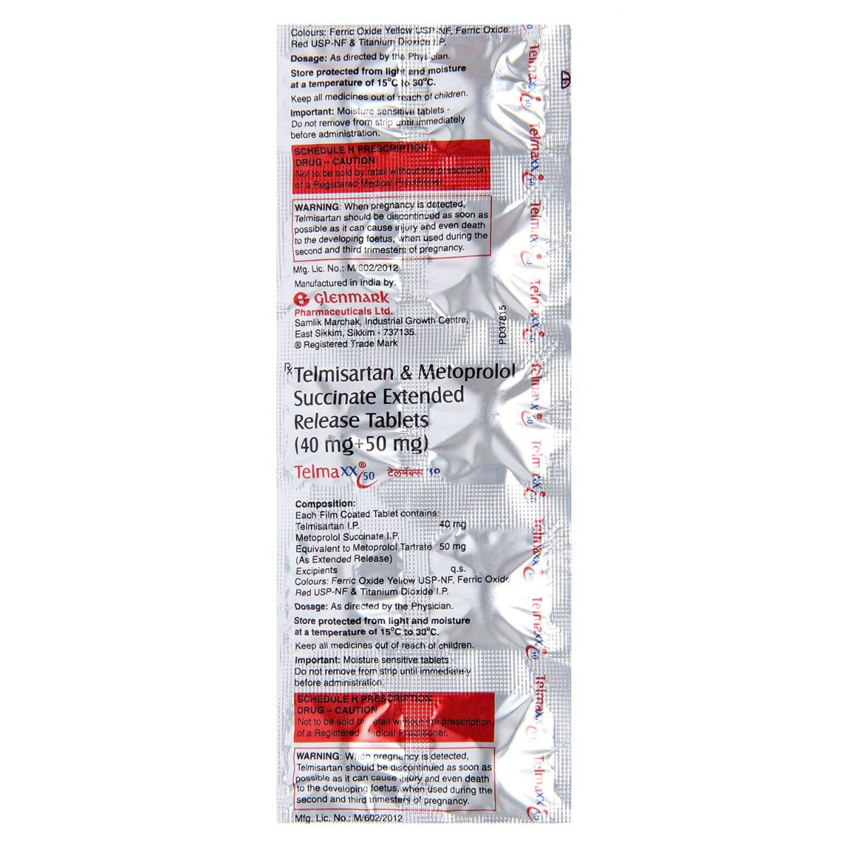 Telmaxx 50 Tablet 10's, Pack of 10 Telmaxx 50 Tablet 10's, Pack of 10