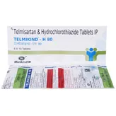 Telmikind-H 80 Tablet 10's, Pack of 10 TABLETS