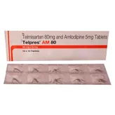 Telpres AM 80 Tablet 10's, Pack of 10 TABLETS