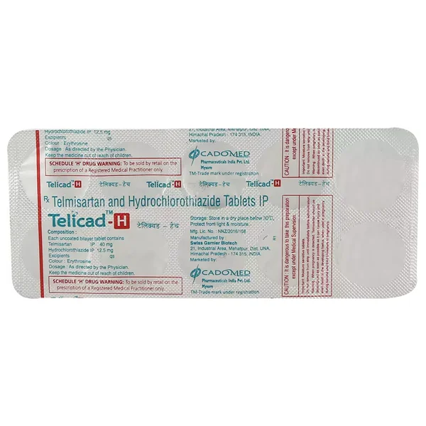 Telicad H Tablet 10's