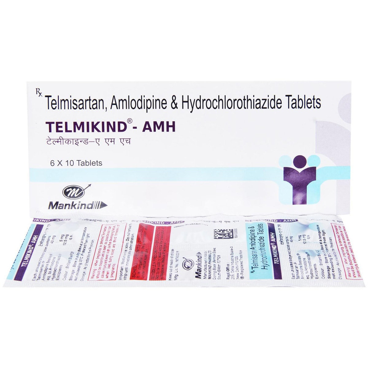 Telmikind-AMH Tablet 10's, Pack of 10 Telmikind-AMH Tablet 10's, Pack of 10