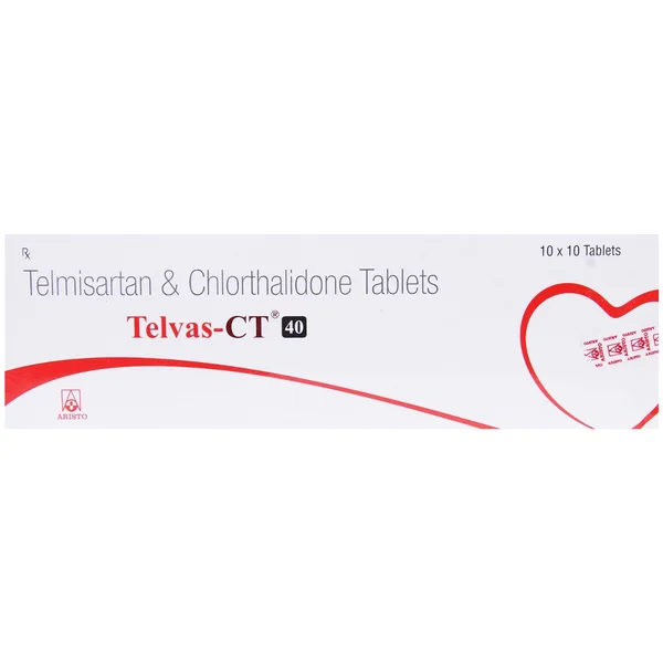 Telvas-CT 40 Tablet 10's, Pack of 10