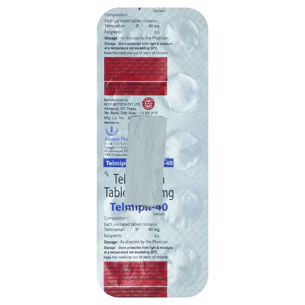 Telmipil 40 Tablet 10's