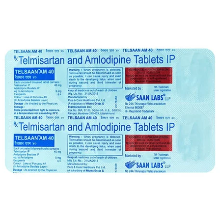 Telsaan AM 40 Tablet 10's