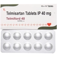 Telmiford 40 Tablet 10's