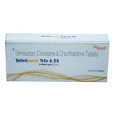 Telmipack Trio 6.25 Tablet 10's, Pack of 10 TabletS