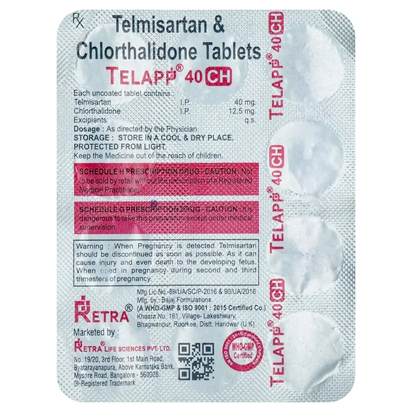 Telapp 40 CH Tablet 10's