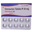 Telmiford 20 Tablet 10's