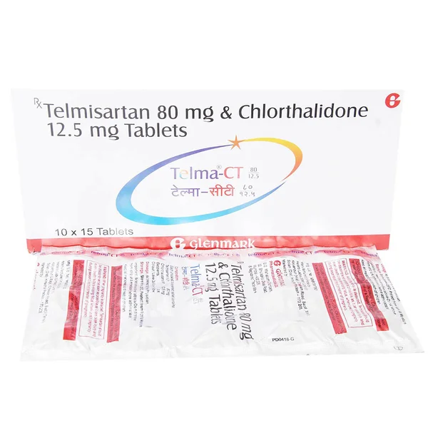 Telma-CT 80/12.5 Tablet 15's