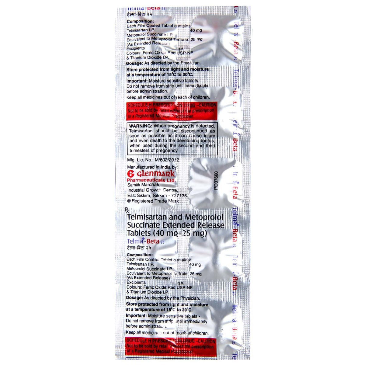 Telma-Beta 25 Tablet 10's Price, Uses, Side Effects, Composition ...