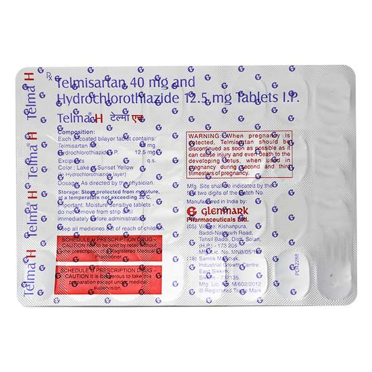 Telma H Tablet 30's Price, Uses, Side Effects, Composition - Apollo ...