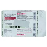 Telbrit 40 mg Tablet 15's, Pack of 15 TabletS