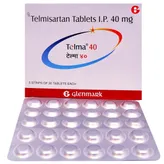 Telma 40 Tablet 30's, Pack of 30 TABLETS