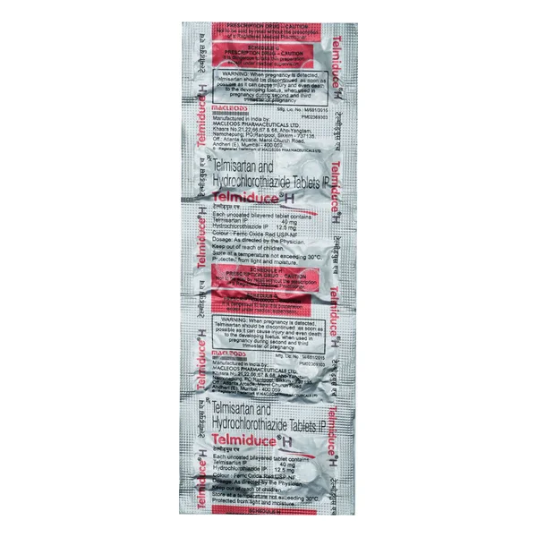 Telmiduce H Tablet 10's, Pack of 10