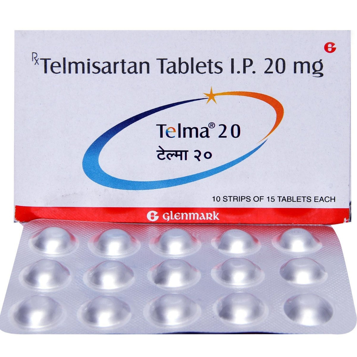 Telma 20 Tablet 15's, Pack of 15 TABLETS Telma 20 Tablet 15's, Pack of 15 TABLETS