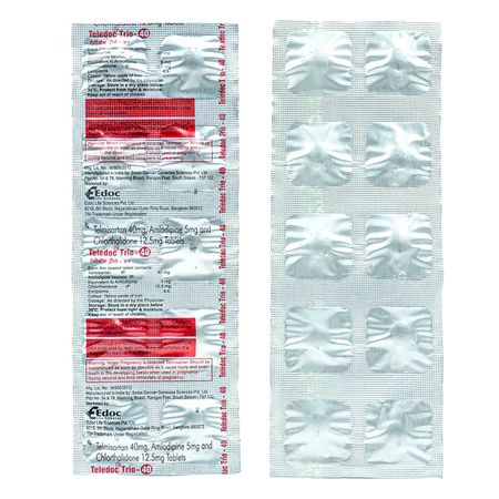 Teledoc Trio-40mg Tablet 10's