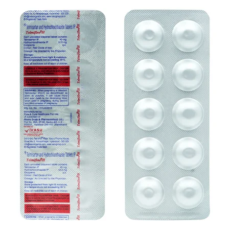 Telmifine-H 40 mg Tablet 10's