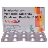Telista MT 25 Tablet 15's, Pack of 15 TABLETS