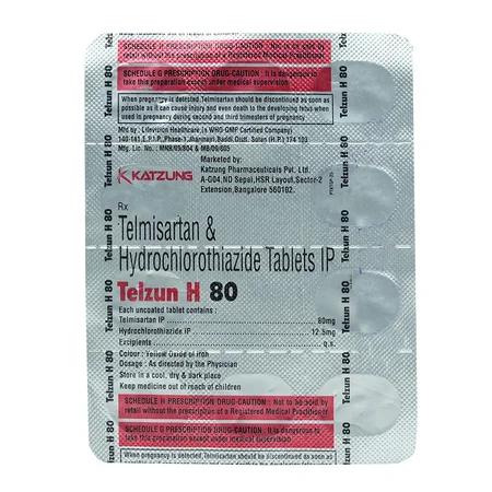 Telzun H 80 Tablet 10's