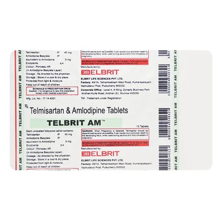 Telbrit AM 40 Tablet 15's