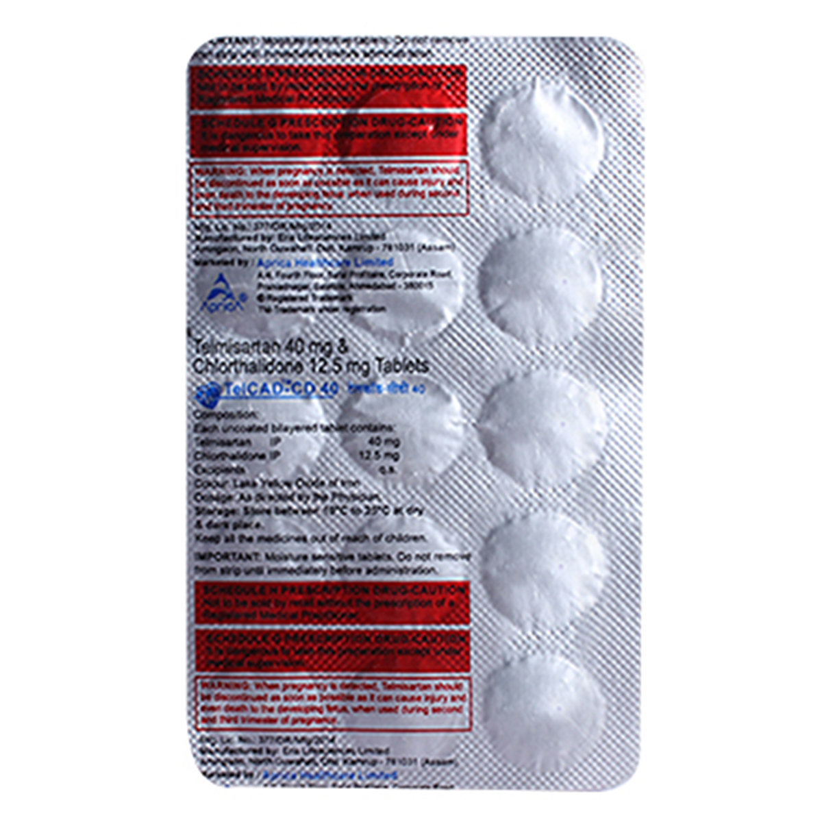 Telcad-CD 40 Tablet 15's, Pack of 15 TabletS Telcad-CD 40 Tablet 15's, Pack of 15 TabletS