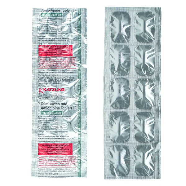 Telzun AM 40/5 mg Tablet 10's, Pack of 10 TABLETS