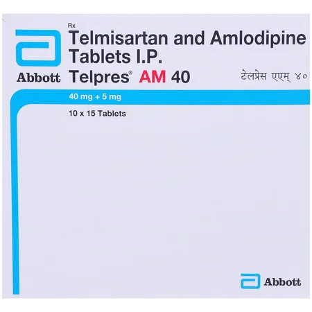 Telpres AM 40 mg/5 mg Tablet 15's