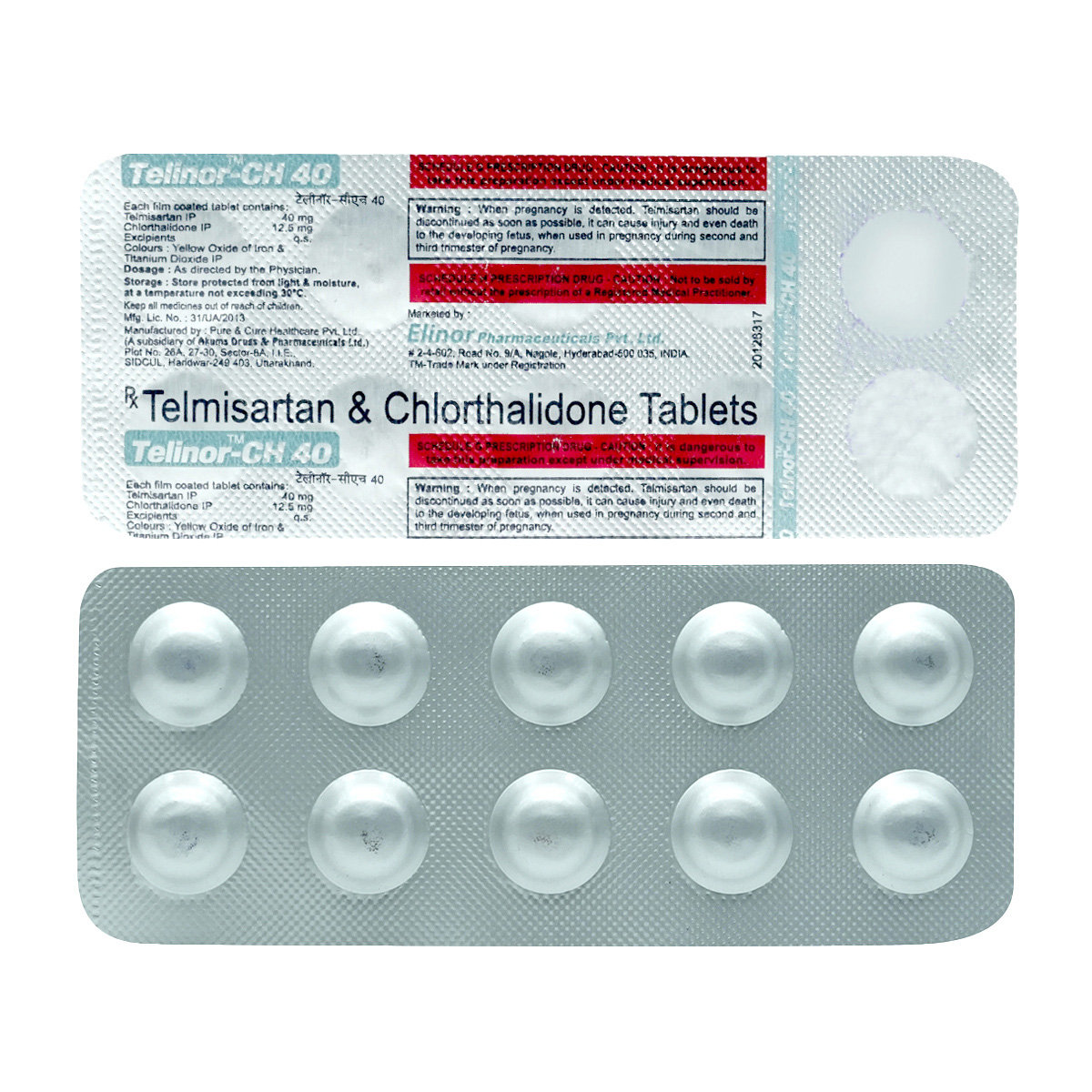 Telinor-CH 40 Tablet 10's, Pack of 10 Telinor-CH 40 Tablet 10's, Pack of 10