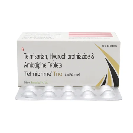 Telmiprime Trio 40/12.5/5Mg Tablet 10'S