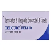 Telcure Beta 50 Tablet 15's, Pack of 15 TabletS